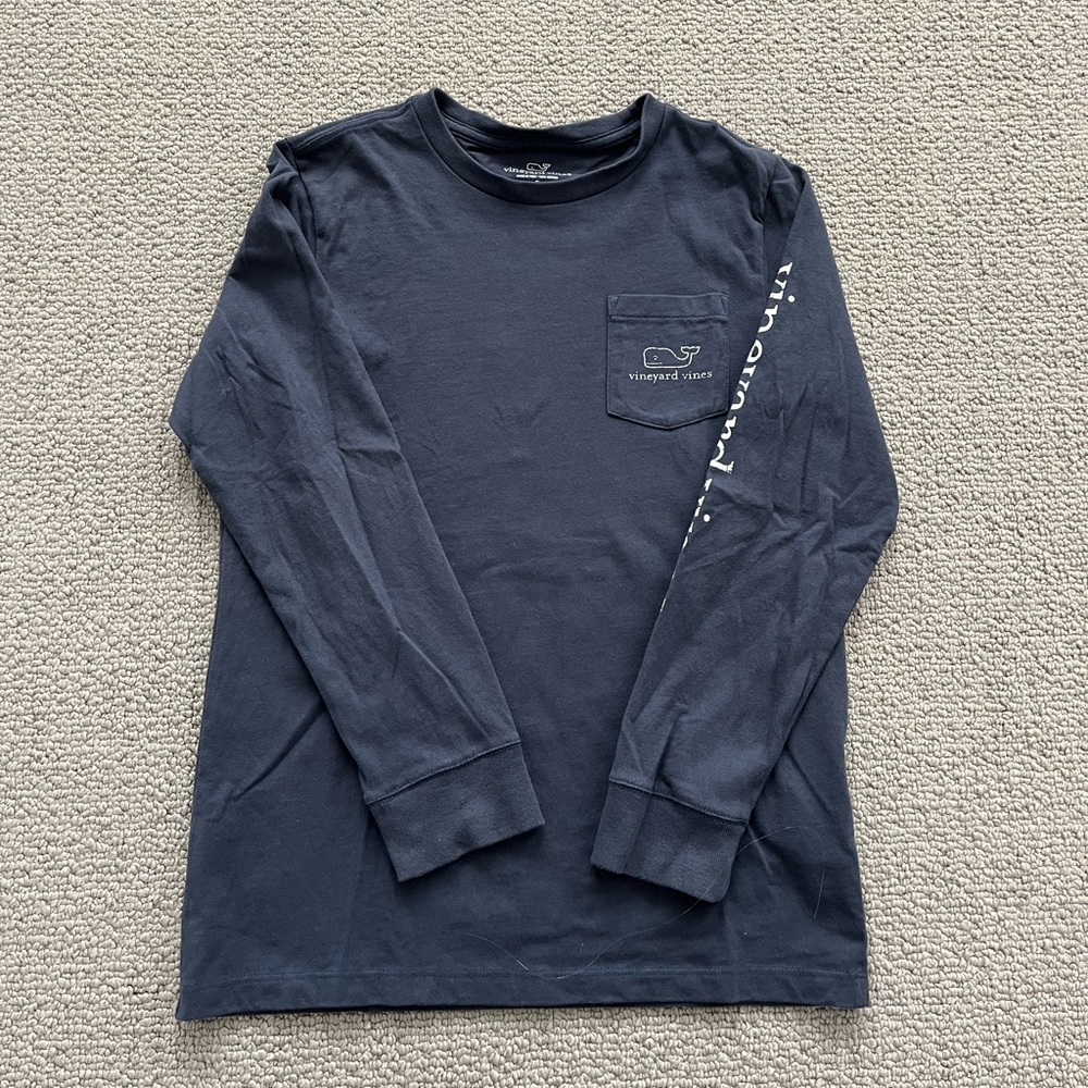 Boys Vineyard Vines Long Sleeve Shirt, Size S (8-10)